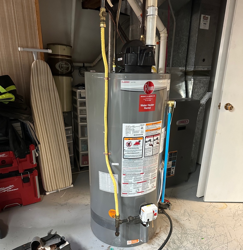 rental4 Professional plumber checking a boiler and pipes, boiler service concept.